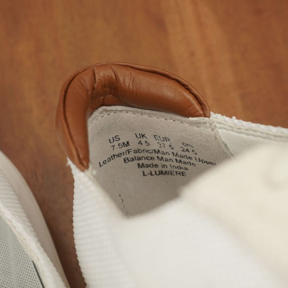 Franco Sarto Womens Lumiere Sneakers Shoes White Suede Mesh Lace Up 7.5M - Picture 8 of 10